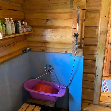 Puessi Street Sauna House 24-7 Check-in Dağ evi *